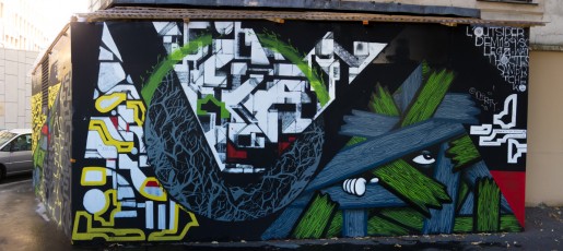 FrenchKiss - Lek, Swiz & Hobz & Liard (TRBDSGN) - Boulevard de la Bastille 12è - Octobre 2014