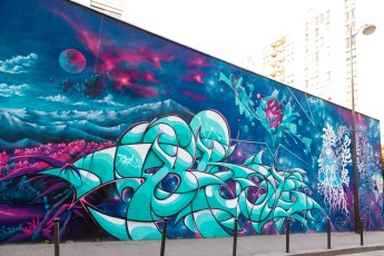 Bruss, Alex, Hopare, Mandrak, Ogre, Seyb, Brock, Shekra et Clrc - Rue des Maronites 20è - Novembre 2014