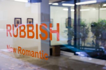 Exposition "New romantic" de Rubbish à la galerie Mathgoth, du 7 au 26 novembre 2014.