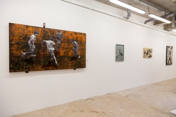 Exposition "Flux" de Anders Gjennestad (Strøk) à la galerie Mathgoth 13è - Décembre 2014