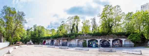 Dan23, Sixo, Jean Faucheur, BToy, Monsieur Qui et David Walker - In Situ Art Festival - Aubervilliers - Mai 2014