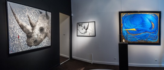 Exposition de Ella & Pitr à la galerie Le Feuvre "See you soon like the moon", du 15 janvier au 14 février 2015.