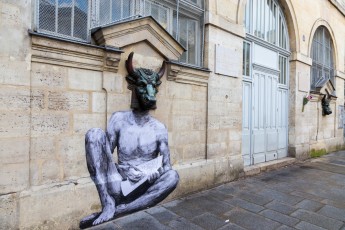 Levalet - Le Minotaure - Rue des Hospitalières Saint-Gervais 04è - Février 2015