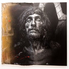 Jef Aérosol et Lee Jeffries à l'exposition "Synergy" - Galerie Mathgoth, mars 2015