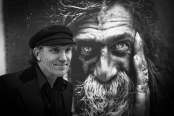 Jef Aérosol et Lee Jeffries à l'exposition "Synergy" - Galerie Mathgoth, mars 2015