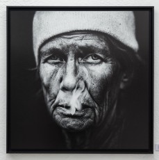 Jef Aérosol et Lee Jeffries à l'exposition "Synergy" - Galerie Mathgoth, mars 2015