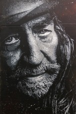 Jef Aérosol et Lee Jeffries à l'exposition "Synergy" - Galerie Mathgoth, mars 2015