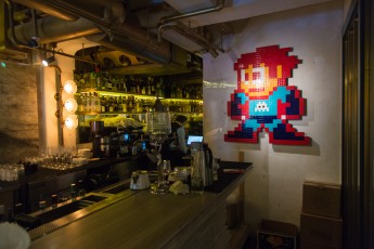 Invader - Bar - Bibo - Hollywood Street - Hong Kong