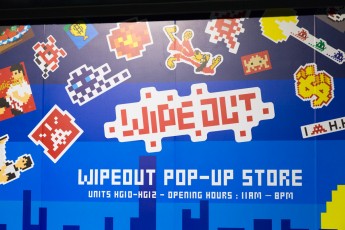 Wipe Out - Le pop-up store - Exposition d'Invader au PMQ, du 2 au 17 mai 2015 - Hong Kong
