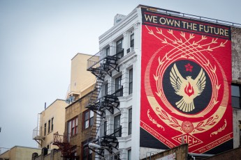 Shepard Fairey - We own the future - Bowery - New York