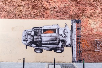 Levalet - Le temps de la moisson - Rue Legouvé 10è - Octobre 2015