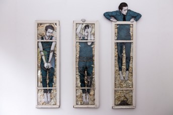 "Everyday Life Circus" exposition de Levalet à la galerie Openspace du 7 mai au 4 juin 2016