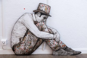 "Everyday Life Circus" exposition de Levalet à la galerie Openspace du 7 mai au 4 juin 2016