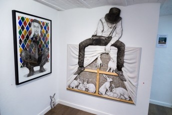 "Everyday Life Circus" exposition de Levalet à la galerie Openspace du 7 mai au 4 juin 2016