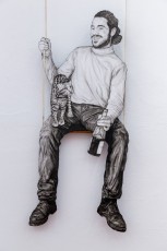 "Everyday Life Circus" exposition de Levalet à la galerie Openspace du 7 mai au 4 juin 2016