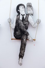 "Everyday Life Circus" exposition de Levalet à la galerie Openspace du 7 mai au 4 juin 2016