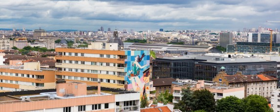 Faile - Work in progress - Rue Jeanne d'Arc 13è - Juin 2016