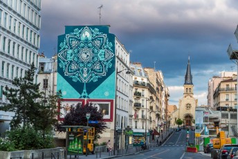 Shepard Fairey - Earth Crisis - Rue Jeanne d'Arc - Paris 13è