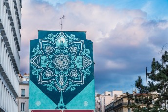 Shepard Fairey - Earth Crisis - Rue Jeanne d'Arc - Paris 13è