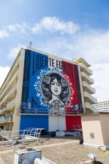 Liberté - Egalité - Fraternité /// Work in progress / Shepard Fairey - Boulevard Vincent Auriol - Juin 2016