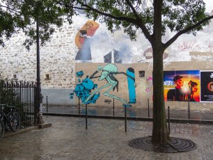 Rétro graffitism - Ortopark - Avenue Jean Aicard 11è - Septembre 2016