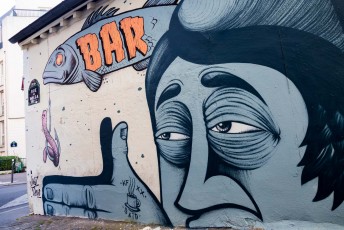 Rétro graffitism et Hobz - Rue du Volga 20è - Septembre 2016