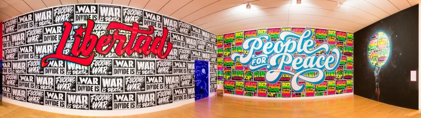 Elliot Tupac "Wall drawings - Icônes urbaines" exposition au musée d'Art Contemporain de Lyon du 30 septembre 2016 au 15 janvier 2017