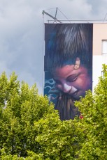 Bom-K - Street Art 13 - Boulevard Vincent Auriol 13è - Work in progress - Avril 2017