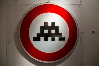 "Masterpieces" exposition d'Invader à la galerie Le Feuvre du 16 mars au 15 avril 2017