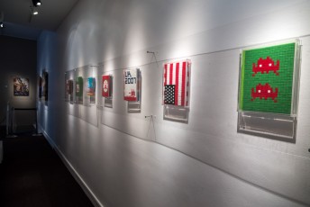 "Masterpieces" exposition d'Invader à la galerie Le Feuvre du 16 mars au 15 avril 2017