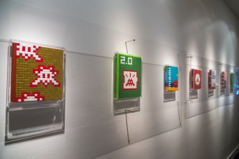 "Masterpieces" exposition d'Invader à la galerie Le Feuvre du 16 mars au 15 avril 2017