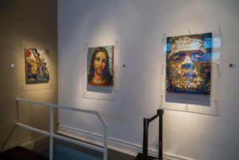 "Masterpieces" exposition d'Invader à la galerie Le Feuvre du 16 mars au 15 avril 2017