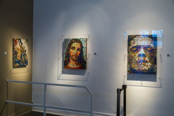 "Masterpieces" exposition d'Invader à la galerie Le Feuvre du 16 mars au 15 avril 2017