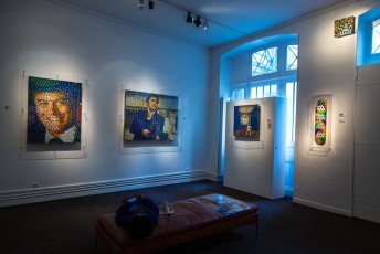 "Masterpieces" exposition d'Invader à la galerie Le Feuvre du 16 mars au 15 avril 2017