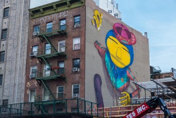 Os Géméos - 2nd Avenue / 1st Street - Manhattan - New York - Avril 2017
