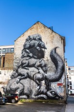 Roa - The Crystal Ship - Hofstraat - Ostende