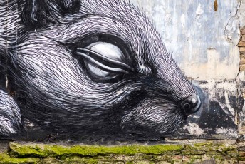 Roa - The Crystal Ship - Hofstraat - Ostende