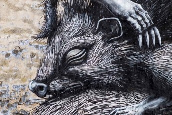 Roa - The Crystal Ship - Hofstraat - Ostende