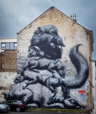 Roa - The Crystal Ship - Hofstraat - Ostende