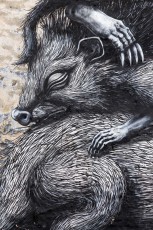 Roa - The Crystal Ship - Hofstraat - Ostende