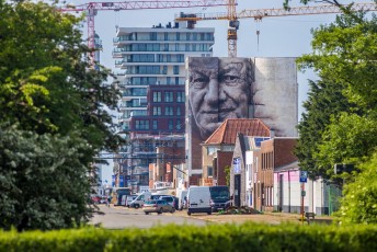 Guido van Helten - The Crystal Ship - Hendrick Baelskaai - Ostende