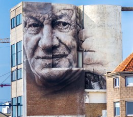 Guido van Helten - The Crystal Ship - Hendrick Baelskaai - Ostende