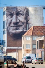 Guido van Helten - The Crystal Ship - Hendrick Baelskaai - Ostende