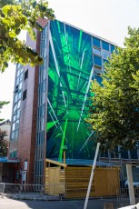 Kaktre - Les Grands Voisins pour 14arts - Avenue Denfert-Rochereau 14è - Juin 2017