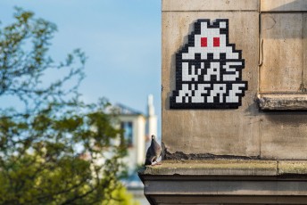 PA-1275 - Invader was here - Quartier Trudaine - Rochechouart 09è /// 40 pts