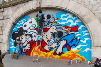 Matt Gondek - Work in progress - Boulevard Vincent Auriol 13è - Avril 2018