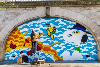 Matt Gondek - Work in progress - Boulevard Vincent Auriol 13è - Avril 2018