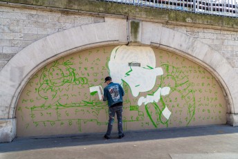 Matt Gondek - Work in progress - Boulevard Vincent Auriol 13è - Avril 2018