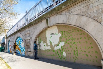 Matt Gondek - Work in progress - Boulevard Vincent Auriol 13è - Avril 2018