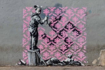 Banksy - Porte de la Chapelle 18è - Juin 2018